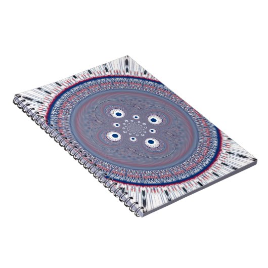 Carnet Impression d'art de conception radiale (Côté Droit)