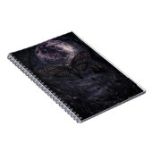 Carnet Impression d'art de lune gothique de Sphinx tête-d (Côté Droit)
