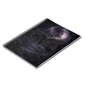 Carnet Impression d'art de lune gothique de Sphinx tête-d (Côté gauche)