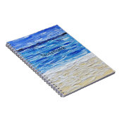 Carnet Impression d'art de texture de plage (Côté Droit)