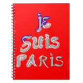 Carnet Impression d'art Je Suis Paris (Devant)