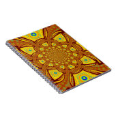 Carnet Impression d'art Kaleidoscope d'or (Côté Droit)