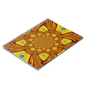 Carnet Impression d'art Kaleidoscope d'or (Côté gauche)