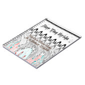 Carnet Impression d'art pour cadeau de fête de fiançaille (Côté gauche)