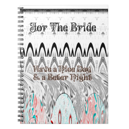 Carnet Impression d'art pour cadeau de fête de fiançaille (Devant)