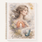 Carnet Impression d'art pour la sensibilisation à l'asthm (Devant)