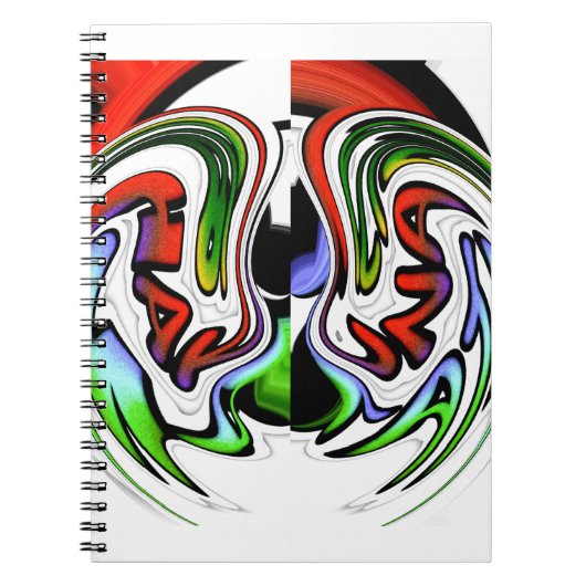 Carnet Impression d'art profil Abstrait (Devant)