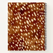 Carnet Impression de cerfs aquarelle (Dos)