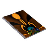 Carnet Impression de contraste de couleur Abstraite (Côté Droit)