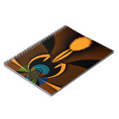 Carnet Impression de contraste de couleur Abstraite (Côté gauche)