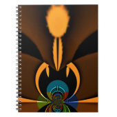 Carnet Impression de contraste de couleur Abstraite (Devant)