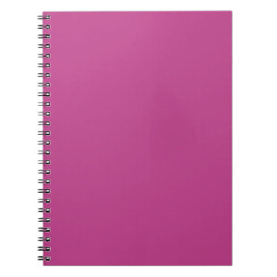 Carnet Impression de couleur unie Rose Violet, Rose Magen