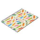 Carnet Impression de crayon personnalisable mignonne (Côté gauche)