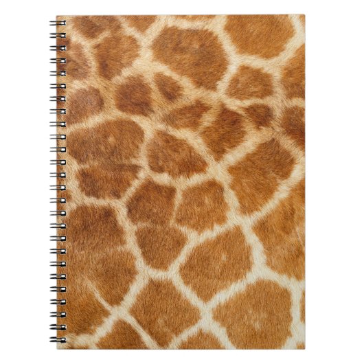 Carnet Impression de fourrure de girafe (Devant)
