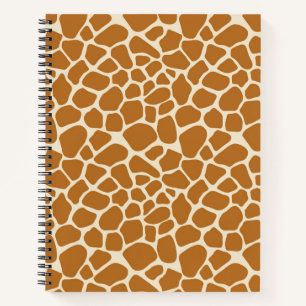 Carnet Impression de girafe