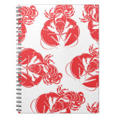 Carnet impression de homard (Devant)