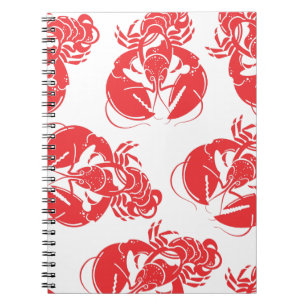 Carnet impression de homard