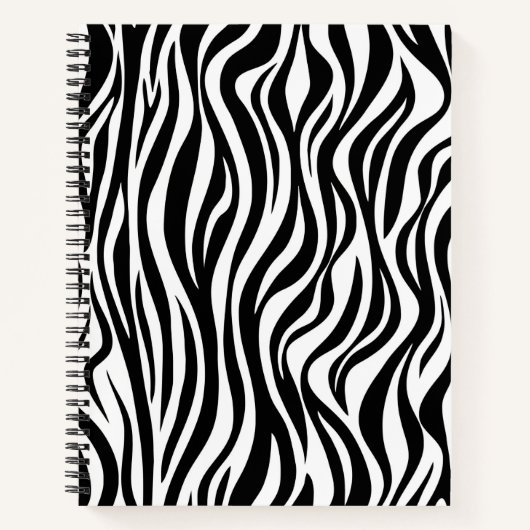 Carnet Impression de peau de zèbre (Devant)