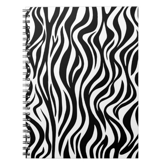 Carnet Impression de peau de zèbre (Devant)