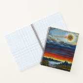 Carnet impression de peinture de comète (Intérieur)