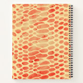 Carnet Impression de serpent aquarelle (Dos)