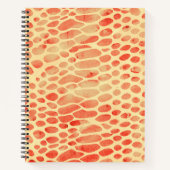 Carnet Impression de serpent aquarelle (Devant)