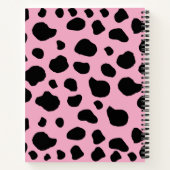 Carnet Impression de vache, Motif de vache, Spots de vach (Dos)