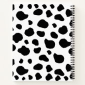 Carnet Impression De Vache, Motif De Vache, Spots De Vach (Dos)