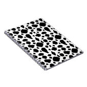 Carnet Impression de vache noir et blanc (Côté Droit)