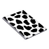 Carnet Impression de vache noire et blanche (Côté Droit)