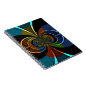 Carnet Impression d'une éclatement de couleur Abstraite (Côté Droit)