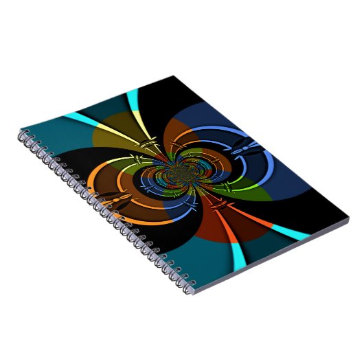 Carnet Impression d'une éclatement de couleur Abstraite (Côté Droit)