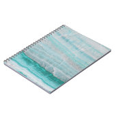 Carnet Impression en pierre de granit turquoise (Côté gauche)