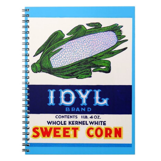 Carnet Impression étiquette de maïs Idyl Sweet dans les a (Devant)