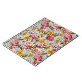 Carnet Impression florale de style antique (Côté gauche)