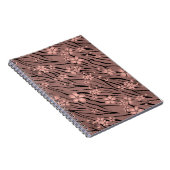 Carnet Impression florale de tigre (Côté Droit)