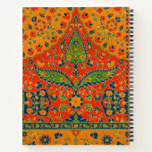 Carnet Impression florale persane décorative (Dos)