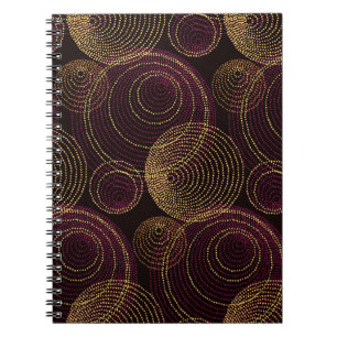 Carnet Impression géométrique Or Luxuriante