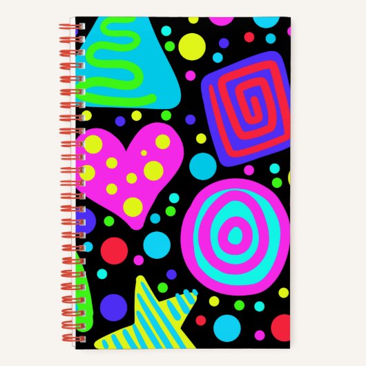 Carnet Impression graphique en gras et coloré (Recto)