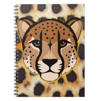 Carnet Impression guépard Puissance