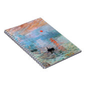 Carnet Impression, lever de soleil par Claude Monet (Côté Droit)