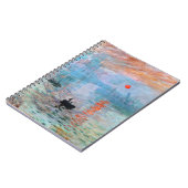 Carnet Impression, lever de soleil par Claude Monet (Côté gauche)