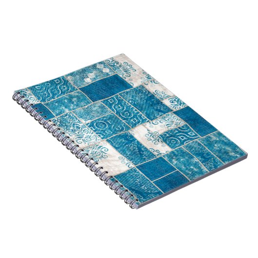 Carnet Impression motif de la surface composée de collage (Côté Droit)