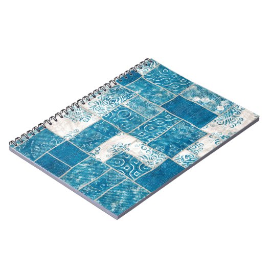 Carnet Impression motif de la surface composée de collage (Côté gauche)