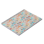 Carnet Impression musicale - Gris moyen, Multi (Côté gauche)