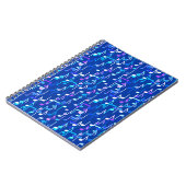 Carnet Impression musicale - indigo blue, multi (Côté gauche)