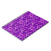 Carnet Impression musicale - violet violet, multi (Côté gauche)