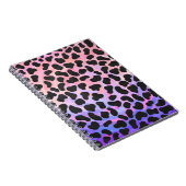 Carnet Impression noire et rose dalmate (Côté Droit)