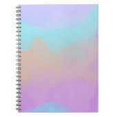 Carnet Impression numérique de bonbon de coton (Devant)