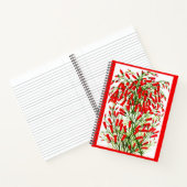 Carnet impression plante de pisteur (Intérieur)